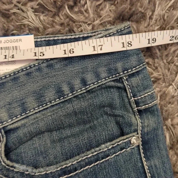 INC New Blue Denim Jean Skimmer Capri Cropped Pants - Picture 9 of 9